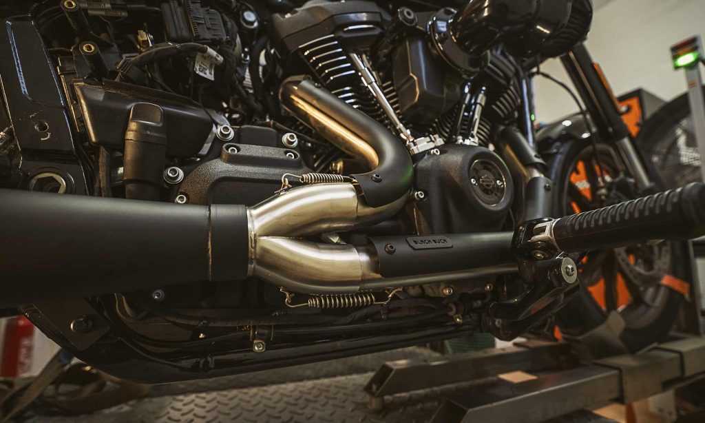 Banco de pruebas tuning Harley