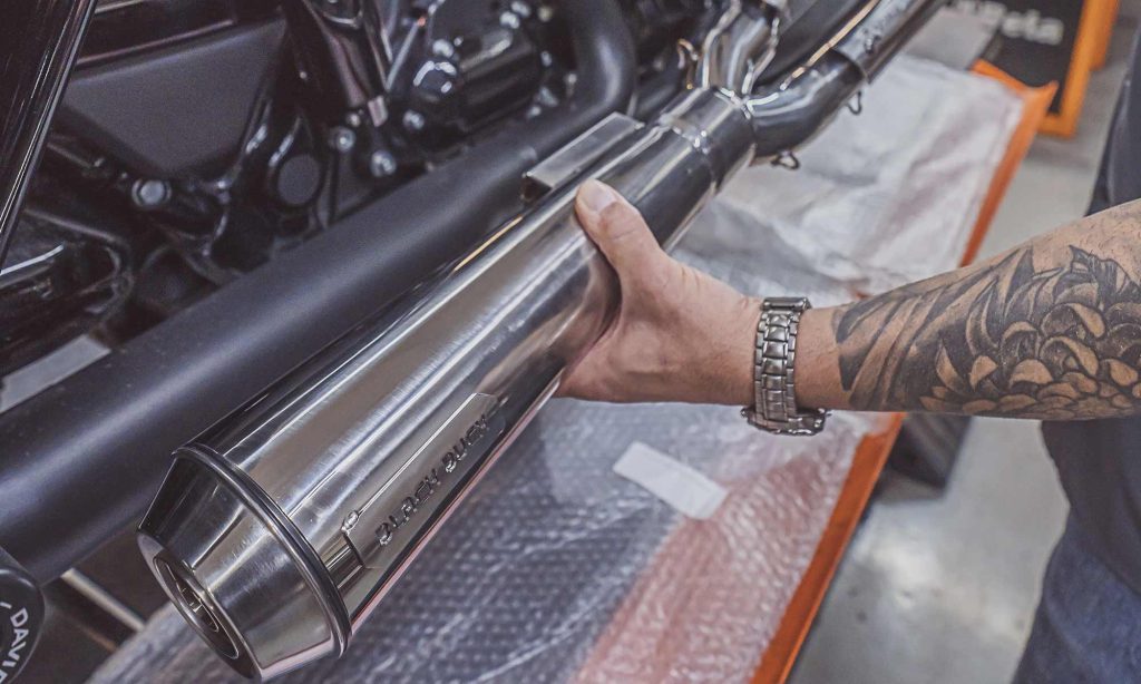 Comprobar antes de cambiar escapes Harley