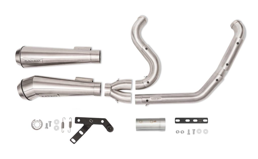 Escape 2 en 1 premium para Harley Davidson, escape completo todos los modelos de Harley Davidson
